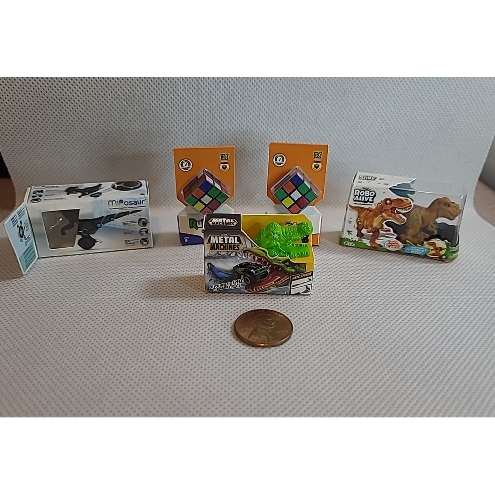 ZURU‎ Metal Machines Micro Minis Lot (5) Croc Attack,  ZURU Robo Alive
